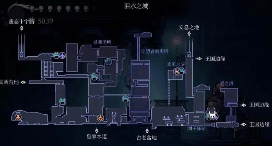 空洞骑士地图探索顺序分享推荐